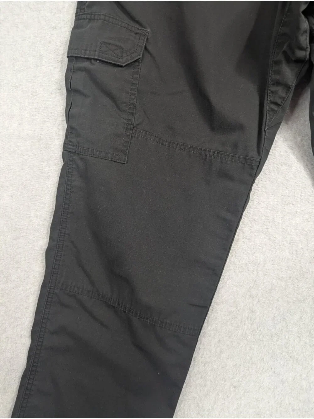 5.11 Tactical Series Pants Mens 36x30 Black Cargo Elastic Waist Workwear Outdoor